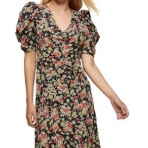 NWT Topshop Grunge Midi Dress